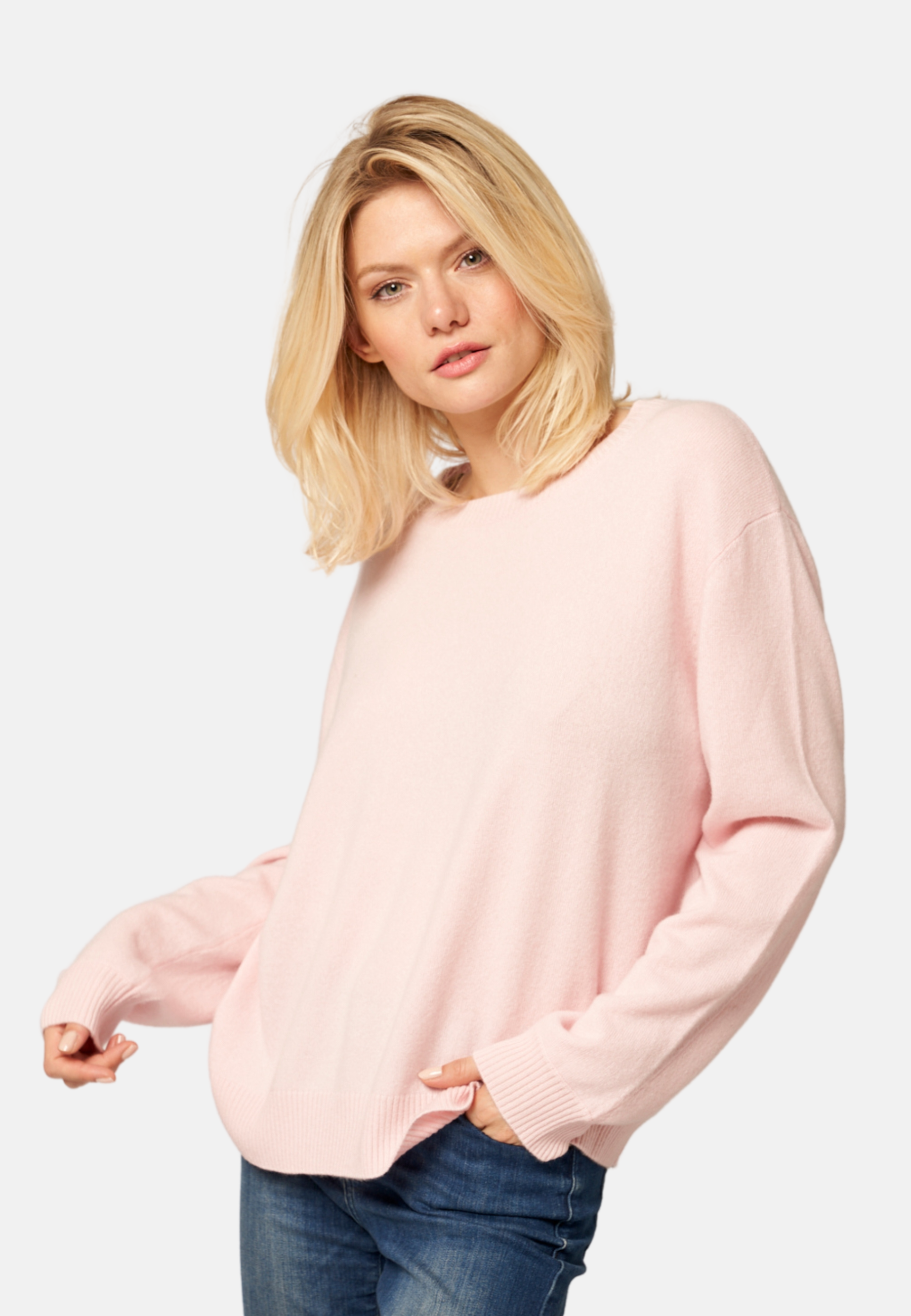 Sabrina Boat Neck Merino-Cashmere Sweater