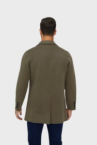 Slick Single-Breasted Wool Blend Coat2436068022518002