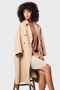 Grand Double-Breasted Wool Coat735772697346290