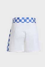 Load image into Gallery viewer, High-Waisted Checkered Print Skort
