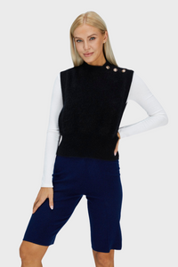 Delicate Brushed Cashmere Vest636073504211186