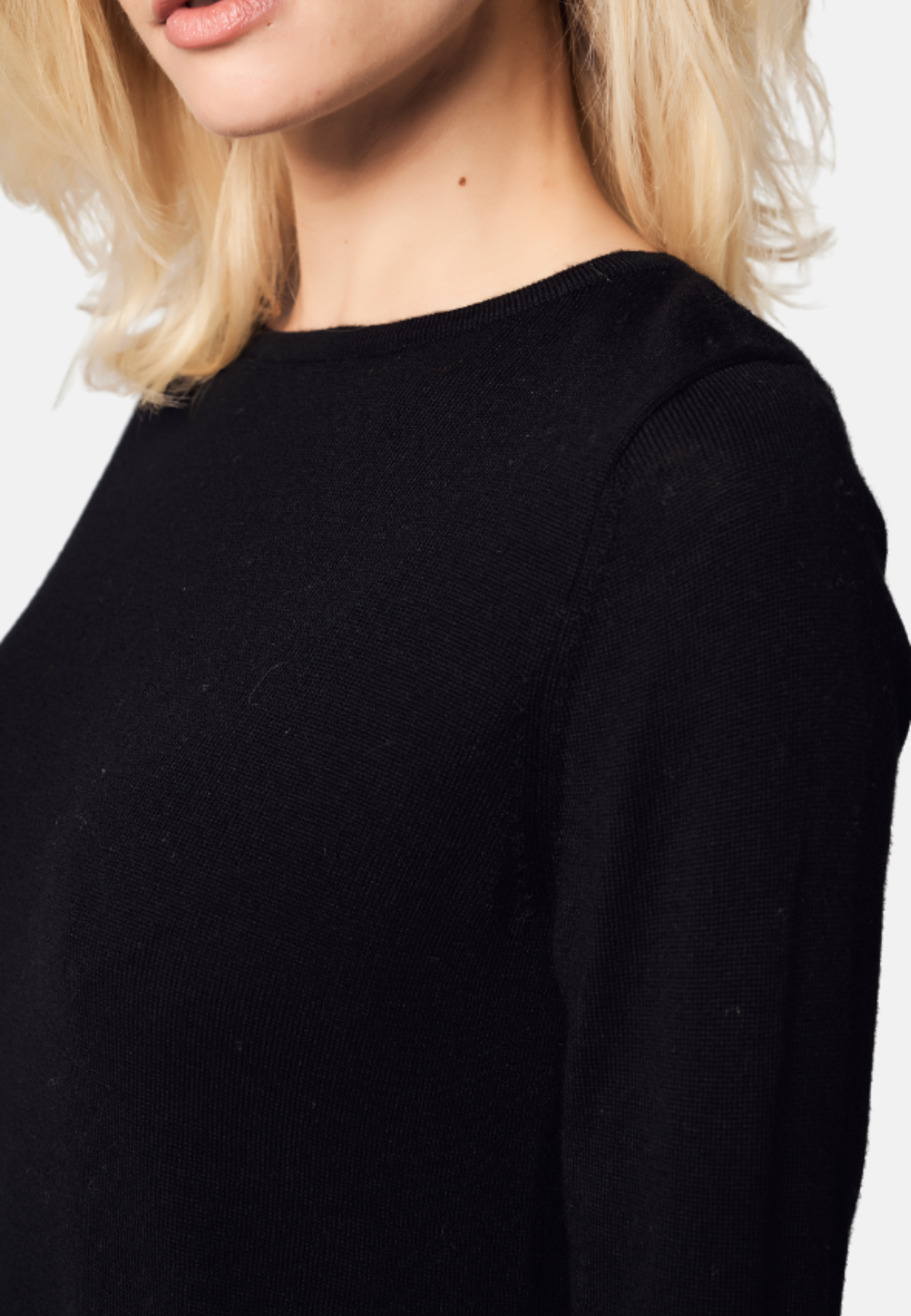 Wide Sleeved SuperFine Merino Wool Dress