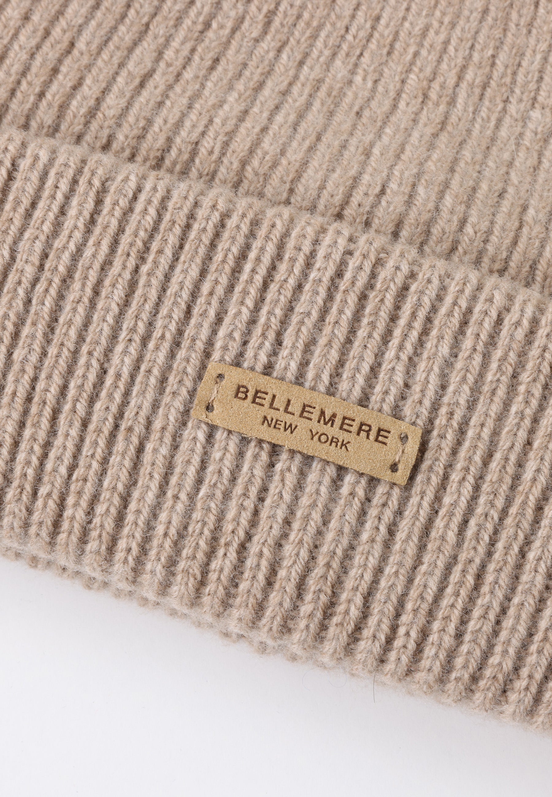 Ribbed Lambswool Beanie