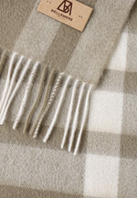 Load image into Gallery viewer, Checker Cashmere Plaid Scarf
