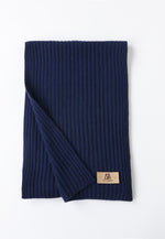 Load image into Gallery viewer, Flat-Ribbed Knit Merino Wool Scarf
