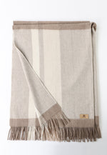 Load image into Gallery viewer, Double Sided Wool Poncho Shawl
