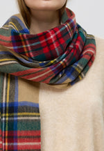 Load image into Gallery viewer, Classic Checker Lambswool Shawl
