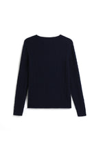 Charger l&#39;image dans la galerie, Cable-knit Crew Neck Cashmere Sweater
