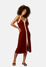 Load image into Gallery viewer, Double V Wool Tank Dress
