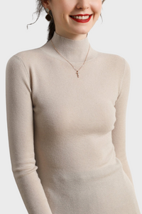 Fitted Mock-Neck Merino Sweater1036085056667890