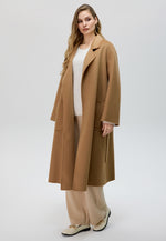 Cargar imagen en el visor de la galería, Belted Merino Overcoat
