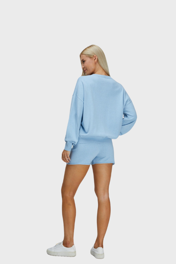 cotton cashmere pullover short