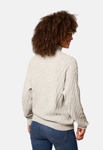 Charger l&#39;image dans la galerie, Diamond Knit Turtleneck Cashmere Sweater
