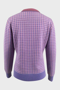 Tweed Merino Pullover With Pearl Collar1535743994183922