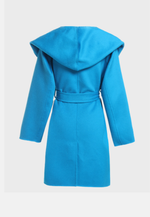 Load image into Gallery viewer, Women&#39;s Wool Hooded Coat
