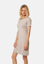 Load image into Gallery viewer, Silk Cashmere T-Shirt Dress

