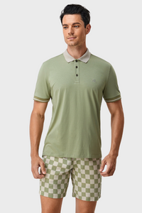 Men's Two-Tone Polo Shirt136073737748722