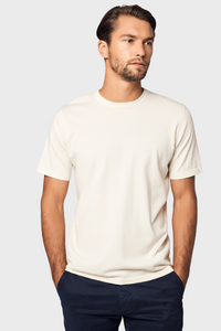 Classic Crew Neck Cotton Cashmere T-Shirt4236068930289906