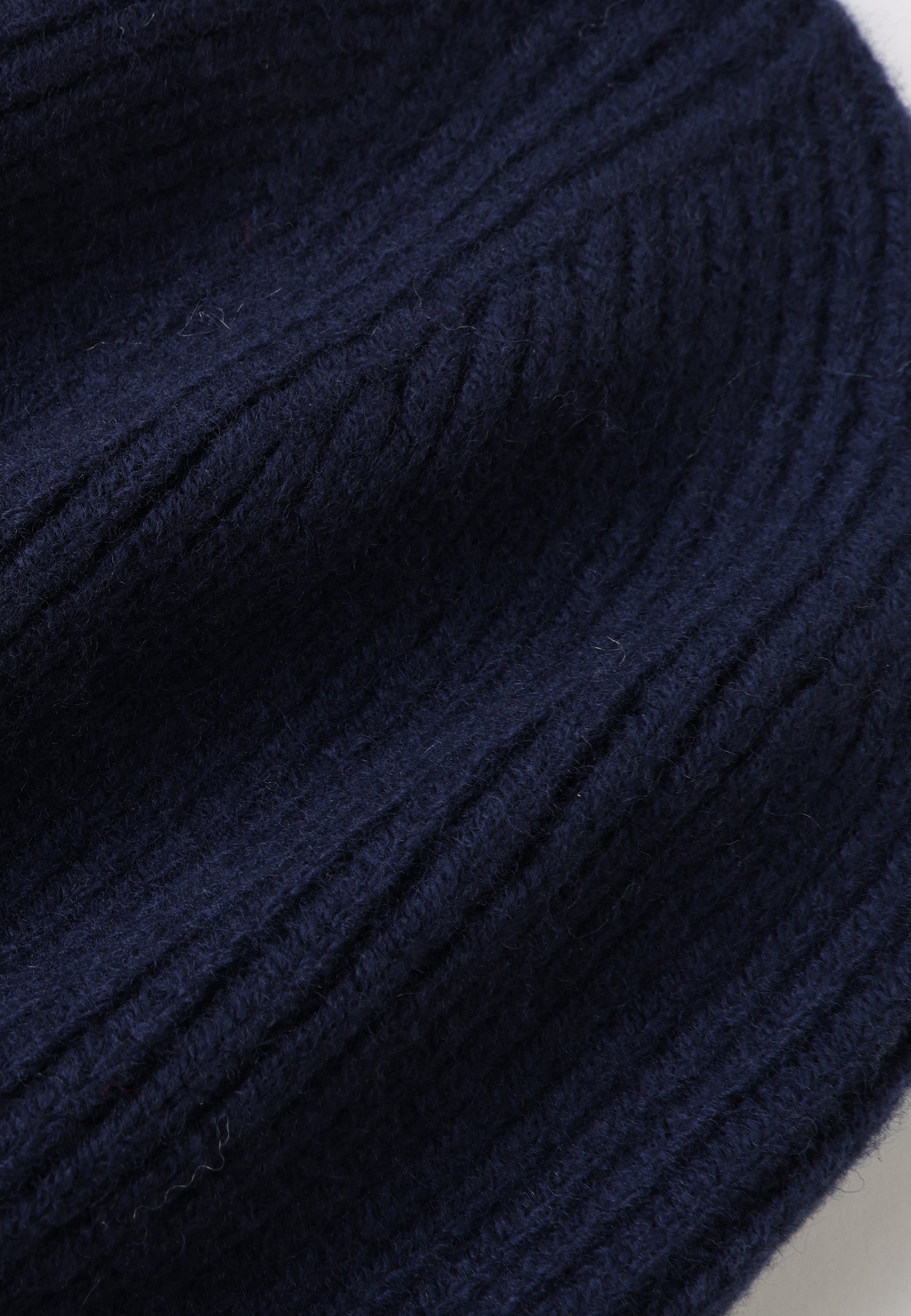 Ribbed Lambswool Beanie