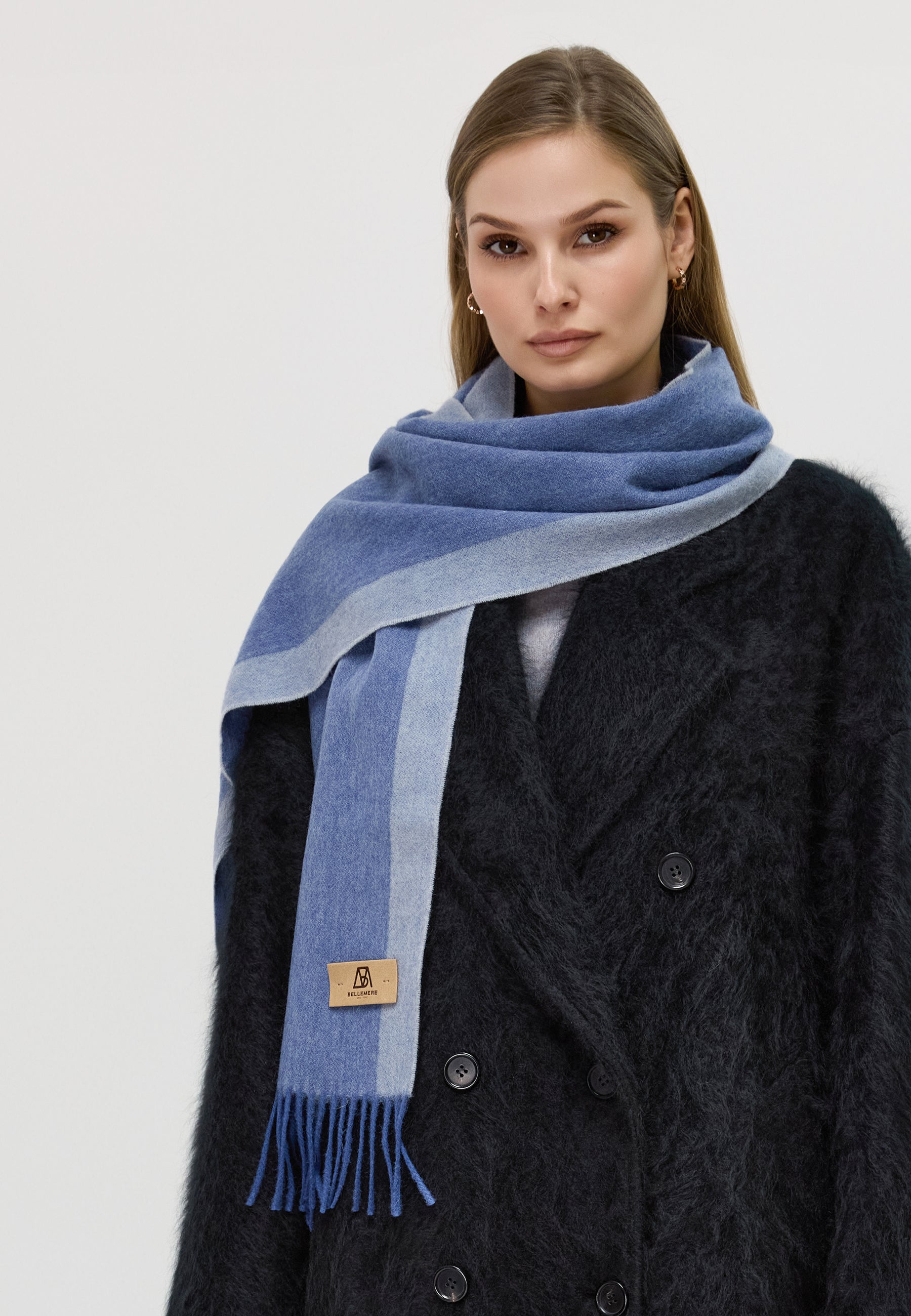 Duo-Color Cashmere Scarf