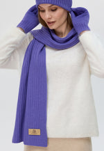 Load image into Gallery viewer, Flat-Ribbed Knit Merino Wool Gloves
