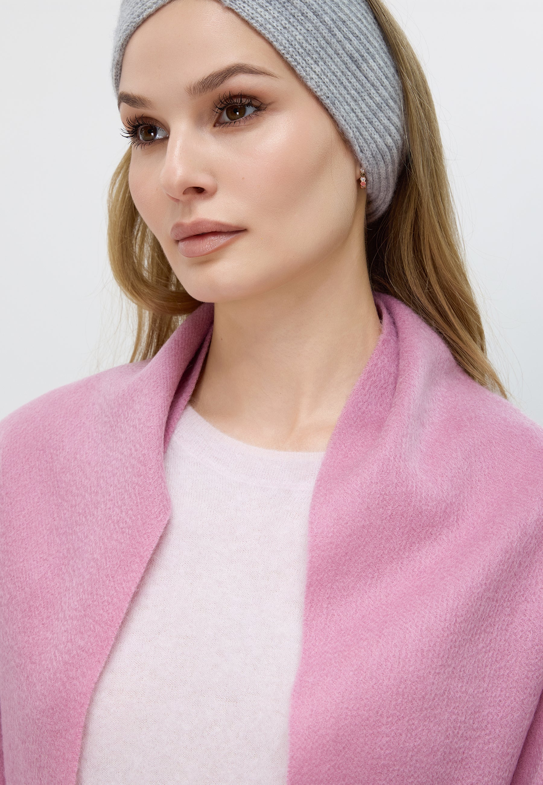 Plain Wool Scarf and Shawl