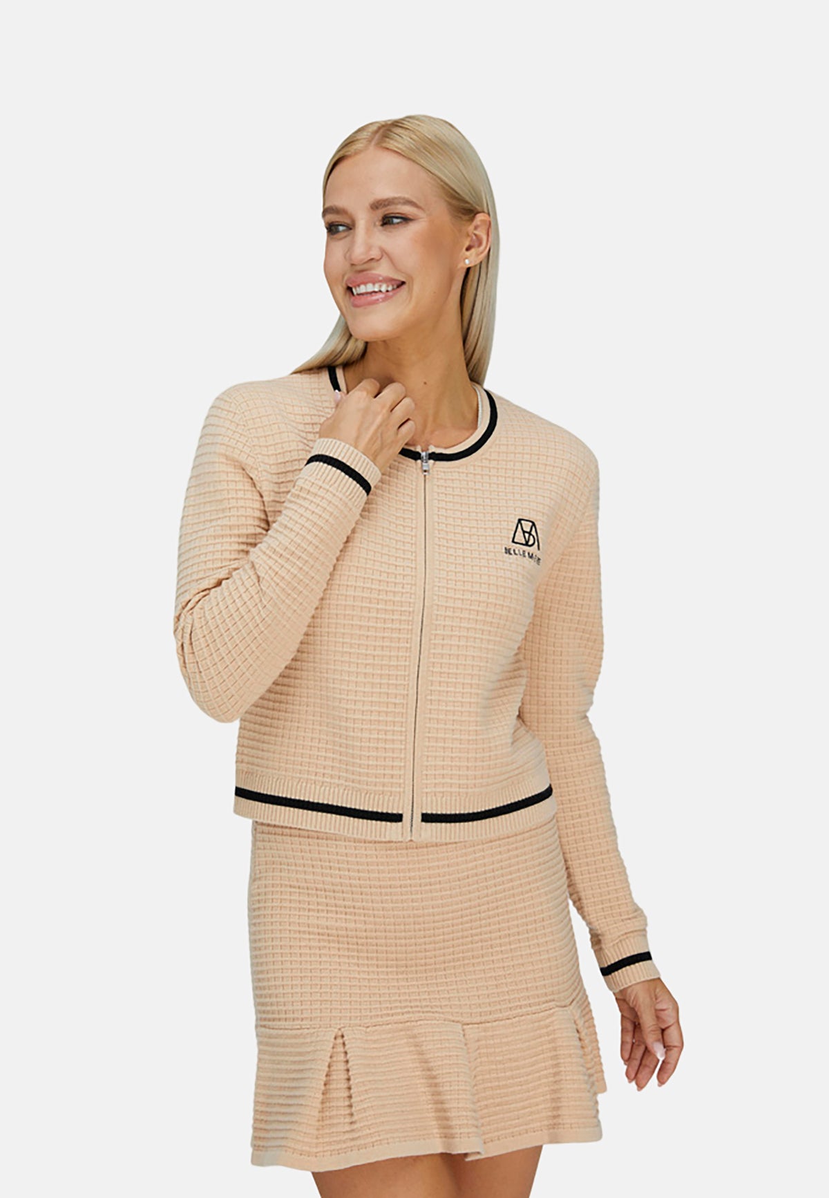 Crop Jacket With Zipper