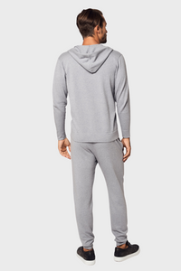 Refined Zip-Up Cotton Hoodie SET836081220419826