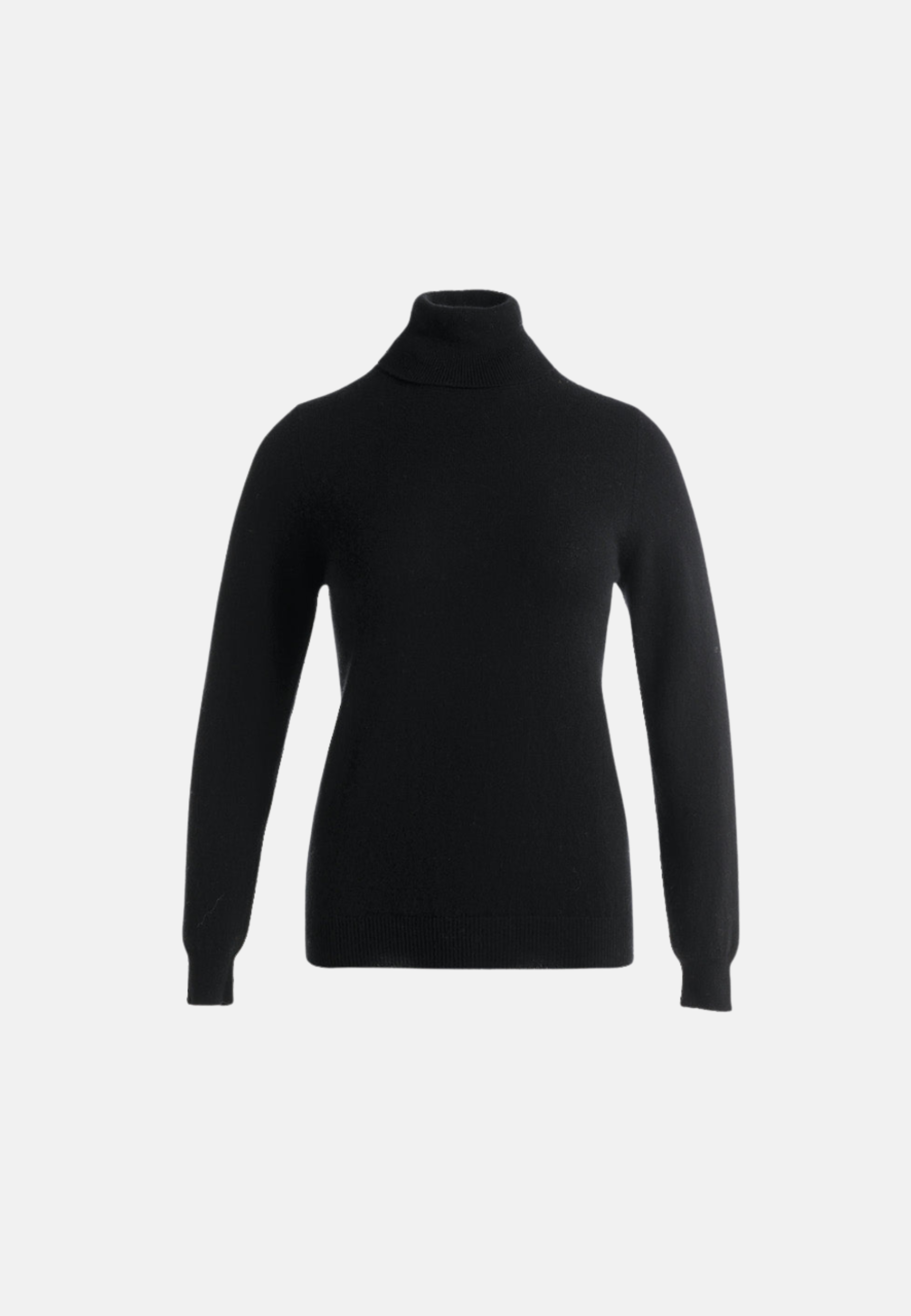 Fitted Turtleneck Sweater (Cashmere & Merino Wool)
