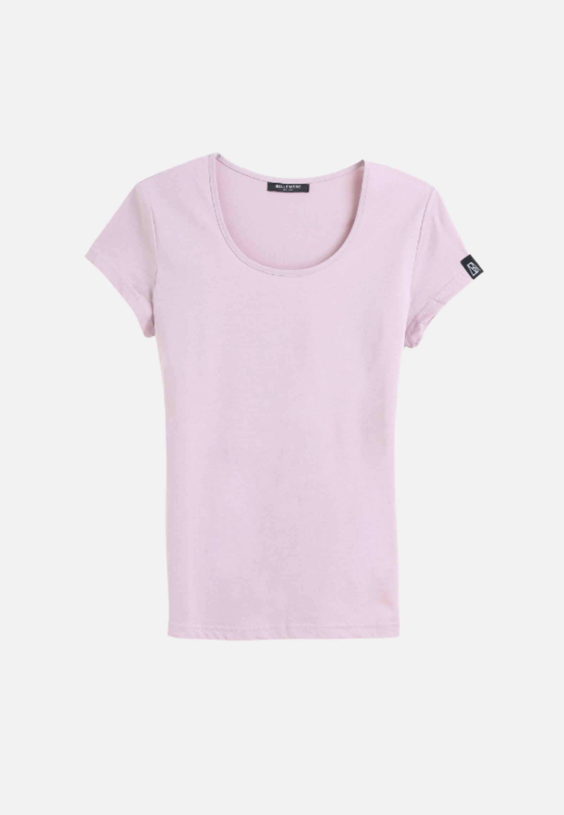 Posh Women's Cotton U Sharp Slim Fit T-Shirt (135g)