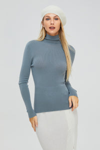 Fitted Turtleneck Sweater (Cashmere & Merino Wool)533235196084466