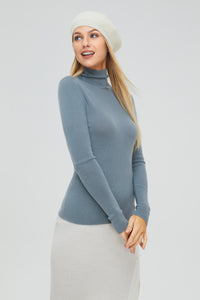 Fitted Turtleneck Sweater (Cashmere & Merino Wool)633235196477682