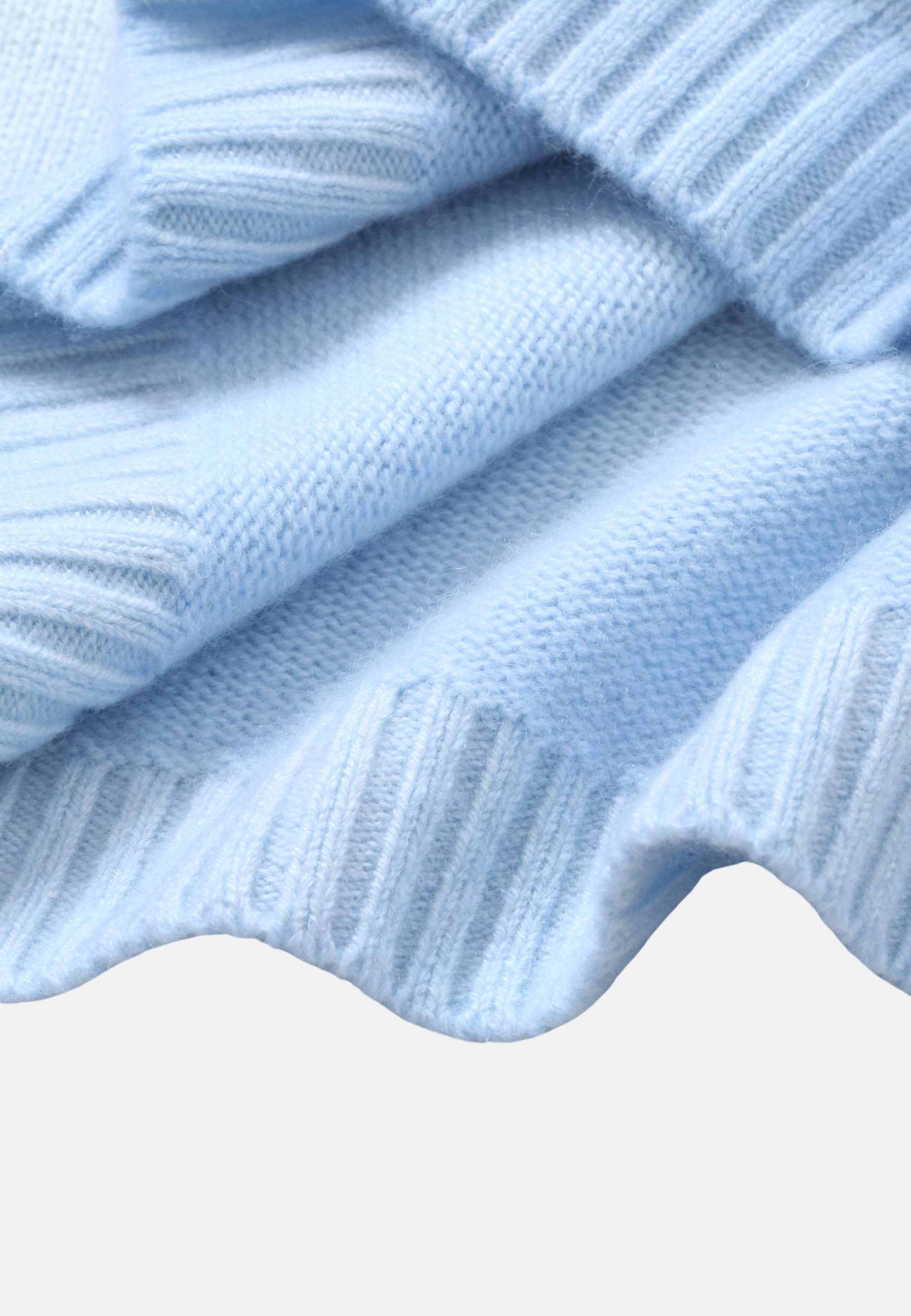 Polar Bear Cropped Cashmere Sweater