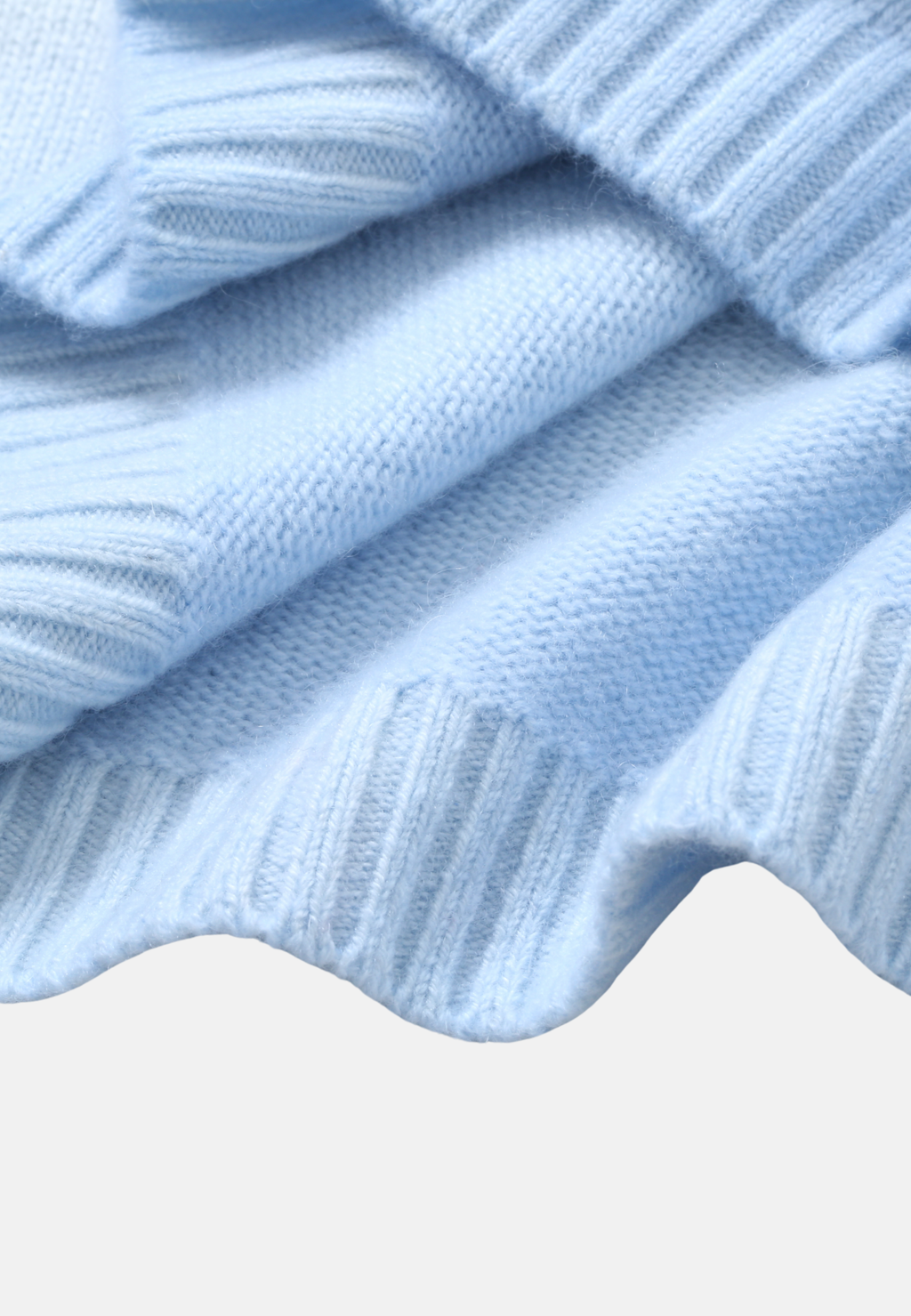 Pull court en cachemire motif ours polaire