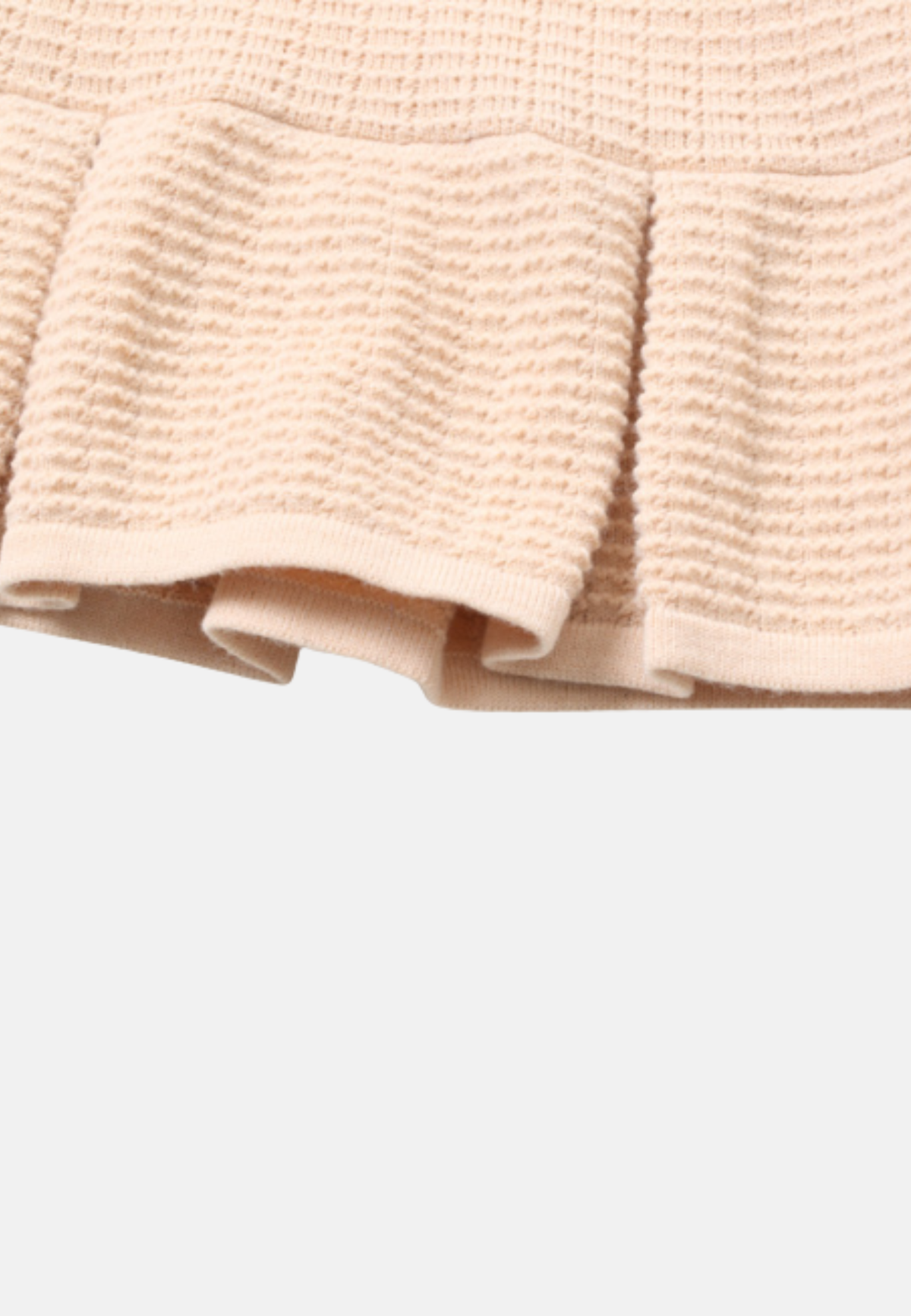 Flounced Mini Skirt
