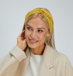 Lade das Bild in den Galerie-Viewer, Houndstooth Cashmere Headband
