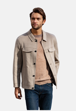 Lade das Bild in den Galerie-Viewer, Denim Merino Wool Jacket
