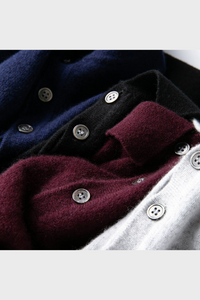 Cashmere Polo Sweater936084650705138