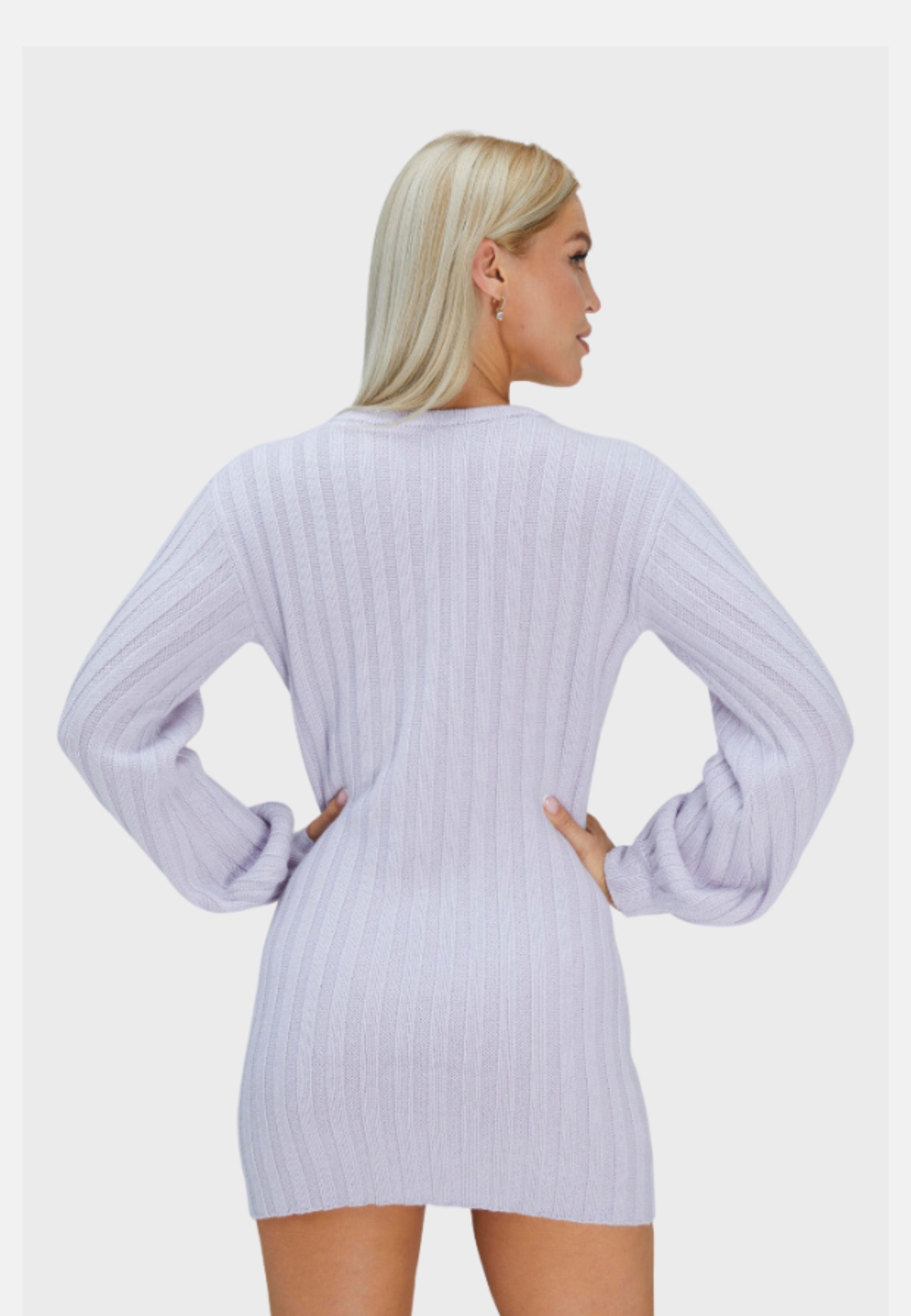 Mini Merino Cashmere Sweater Dress