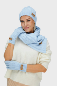 Cable-Knit Unisex Cashmere Scarves2335895921344754