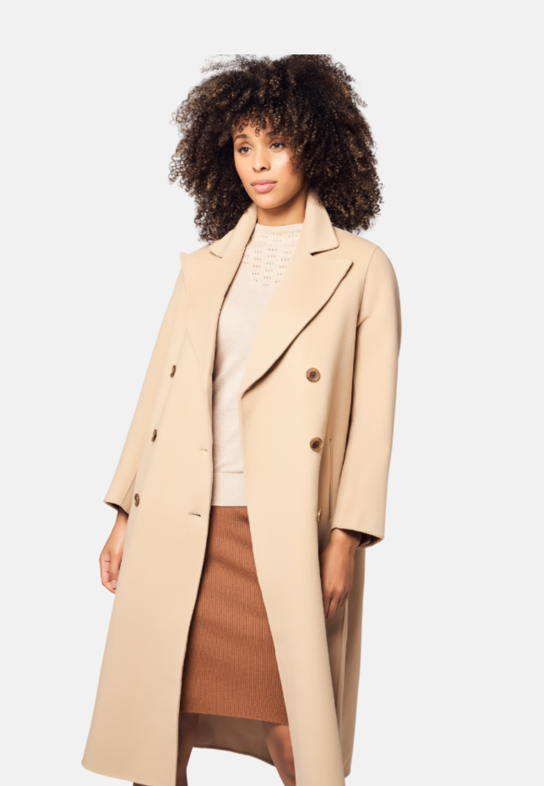 Grand Double-Breasted Wool Coat