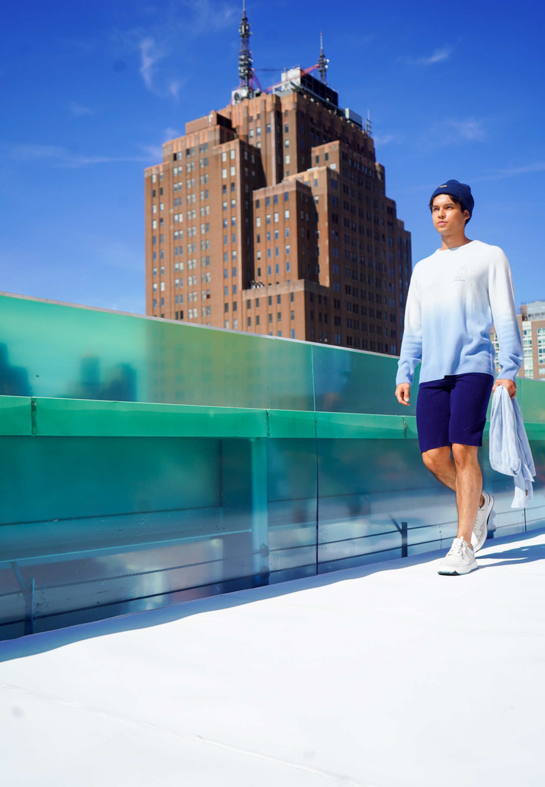 Men's Polar Gradient Merino Wool Sweater