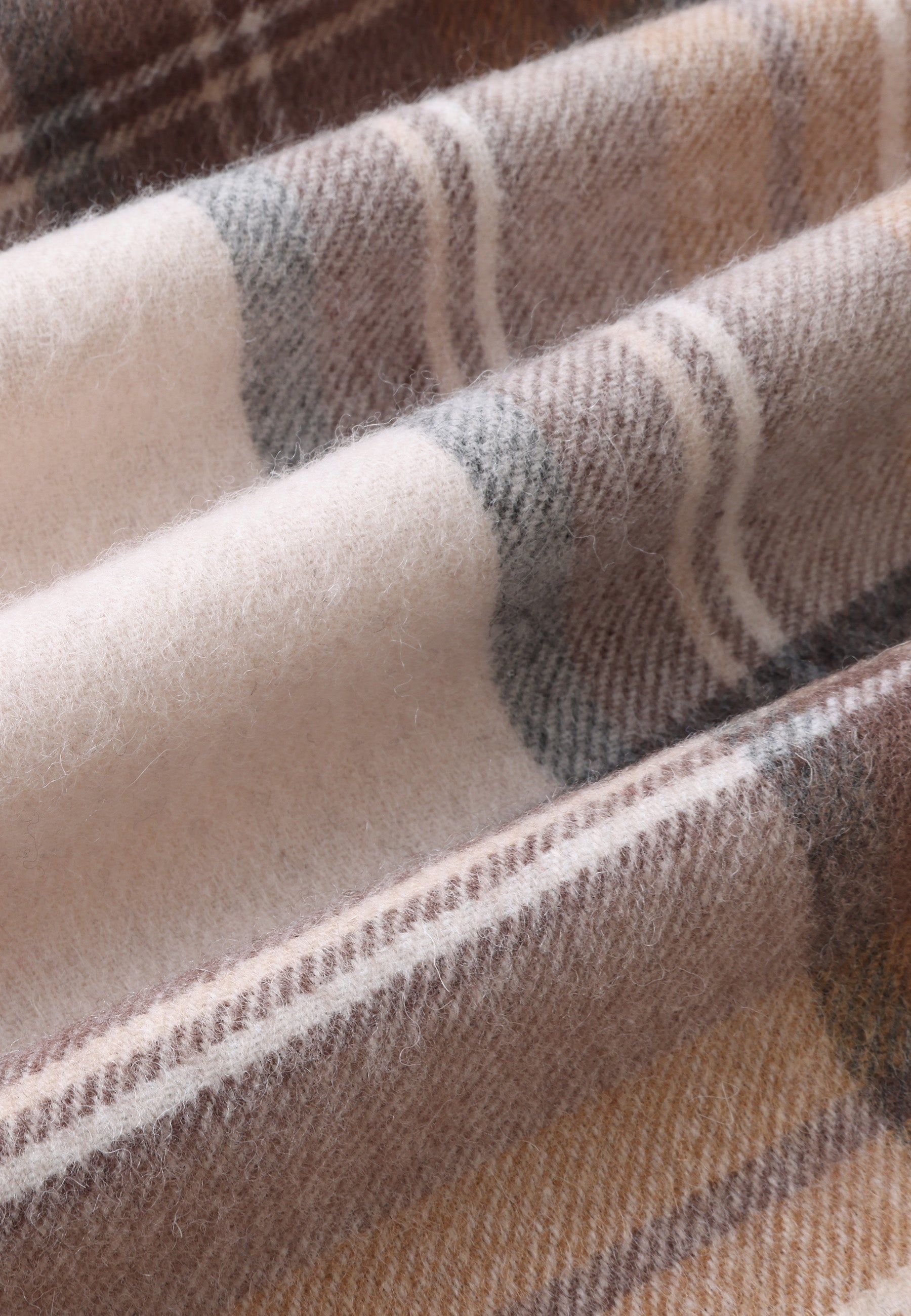 Classic Checker Lambswool Shawl