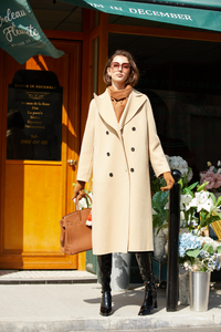 Grand Double-Breasted Wool Coat935772697411826