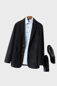 Classic Merino-Blend Blazer Jacket5536068298785010