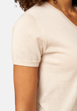 Load image into Gallery viewer, Silk Cashmere V-Neck T-Shirt
