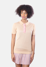 Lade das Bild in den Galerie-Viewer, Women’s Chic Two-Tone Tencel Polo
