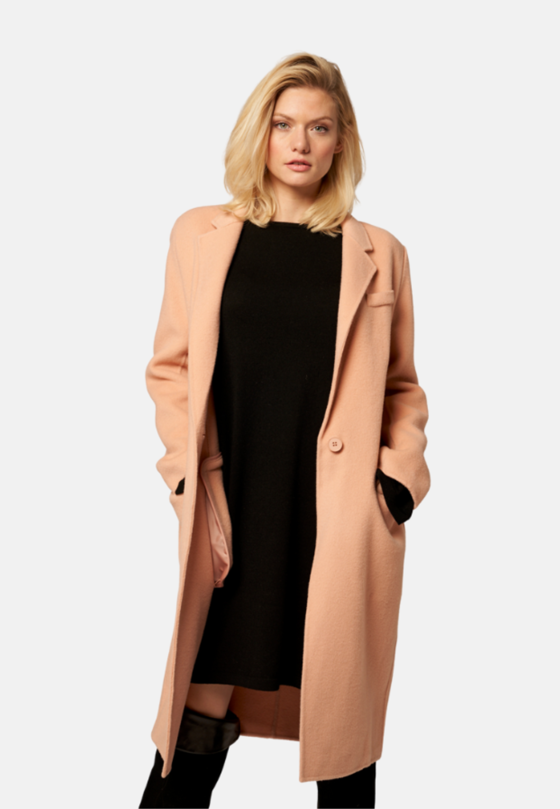 Wide Sleeved SuperFine Merino Wool Dress