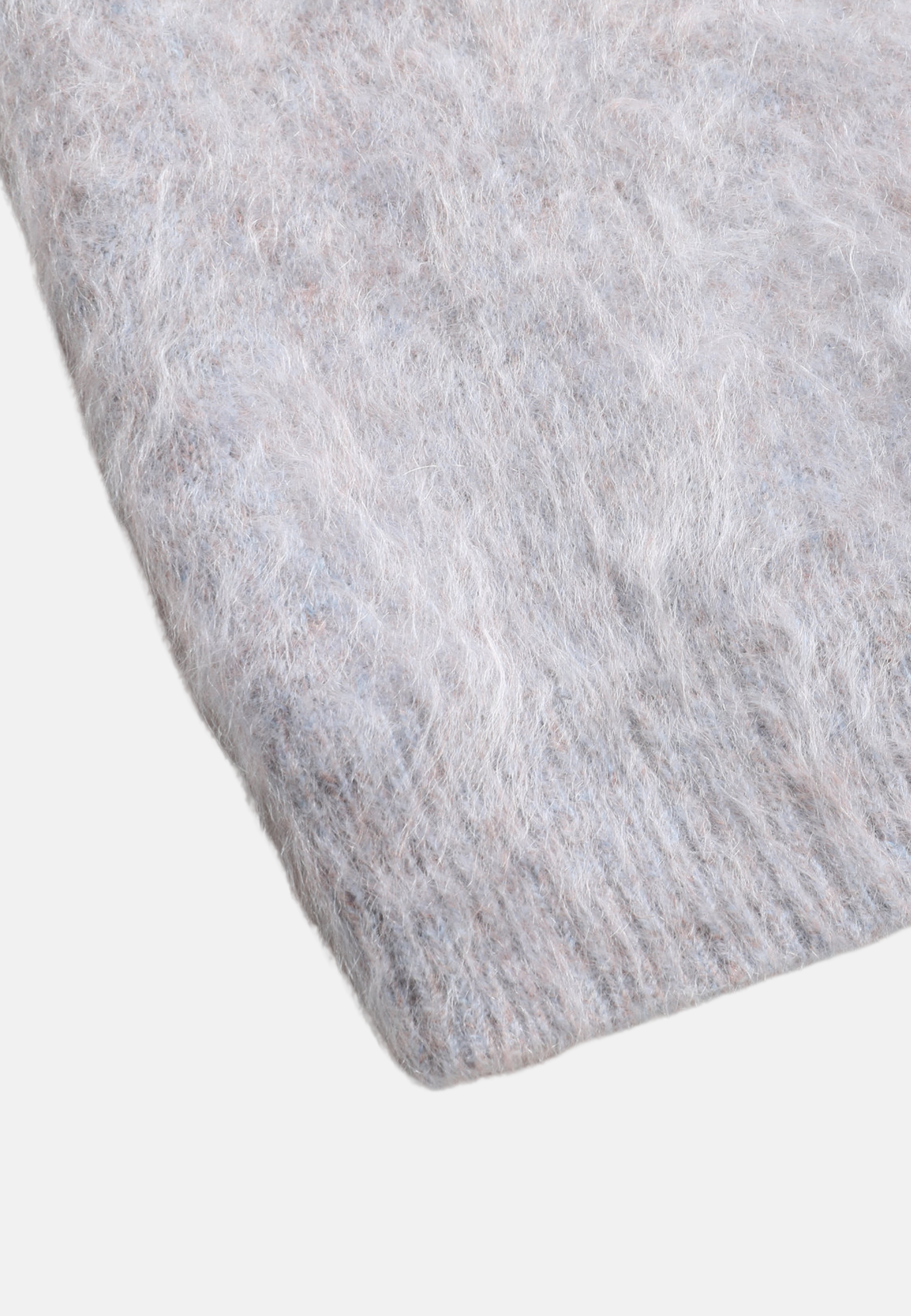 Pure Cashmere Crew - Neck Brushed Sweater