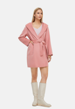 Load image into Gallery viewer, Women&#39;s Wool Hooded Coat
